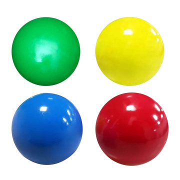 Squeeze Toys Fluorescent Color Decompression Ball Sticky Ball Wall Suction Decompression Toy Sticky Ball Toys For Adult/Kids