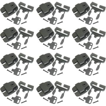 (pack of 12)Spa Hot Tub Cover latch Broken Latch Repair Kit repair Clip Lock with keys and hardwares for Spa Hot Tubs and others