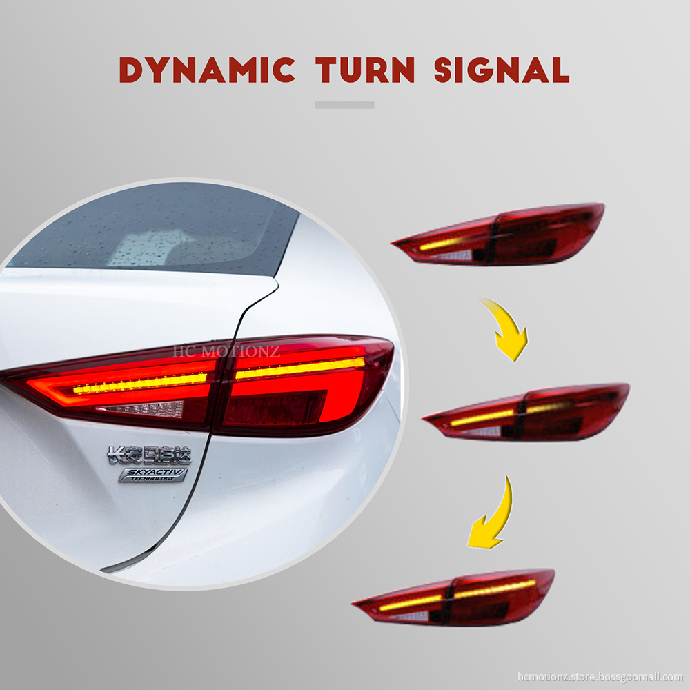 HCMOTIONZ 2014-2018 Mazda3/Axela back rear lights