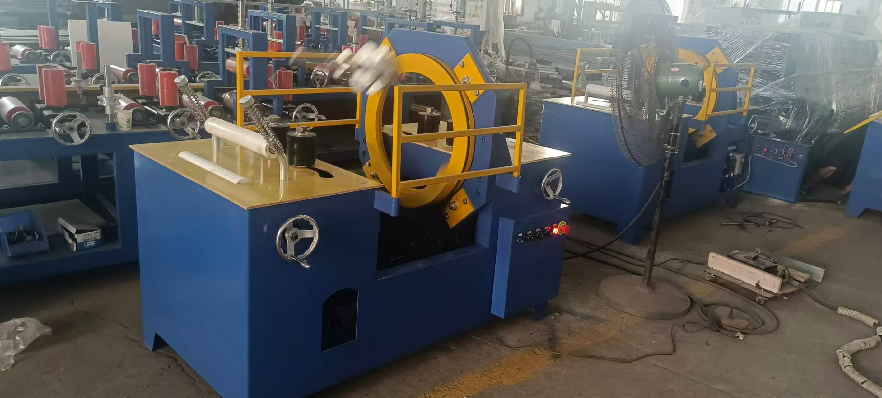 wrapping package machine