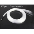 1.0mm X100pcs X 2Meters PMMA plastic fiber optics cable for all kind led light engine driver