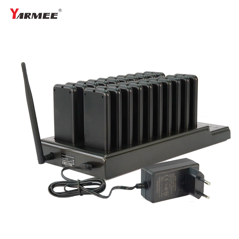High Quality Wireless Restaurant Pager System For Restaurant Waiter Queue Calling Coffee Shop 20 Channeles YSP220