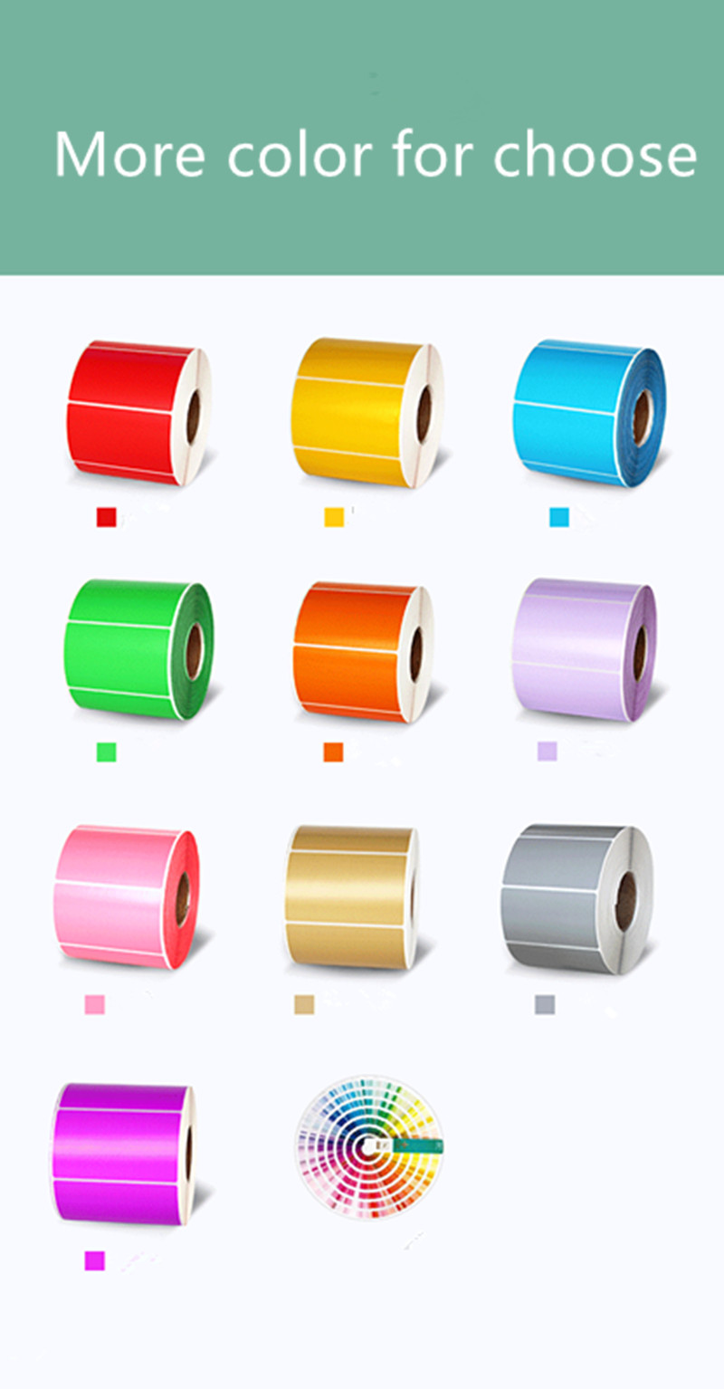 Color Cusomzied Thermal Label