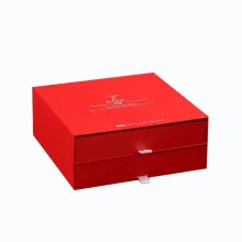 Customized two-layer sliding drawer jewelry box