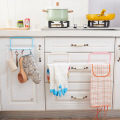 Kitchen Organizer Towel Rack Plastic Hanging Holder Bathroom Cabinet Cupboard Hanger Shelf For Kitchen Supplies Accessories