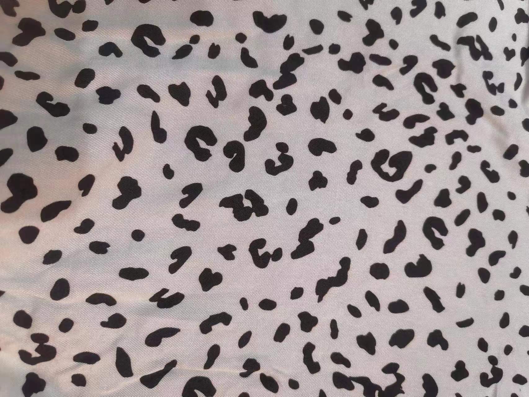 100% rayon twill printed fabric