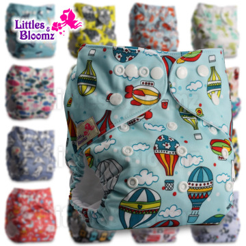 [Littles&Bloomz] Baby Washable Reusable Cloth Pocket Nappy Diaper, Select A1/B1/C1 From Photo, Nappy/Diapers Only (No Insert)
