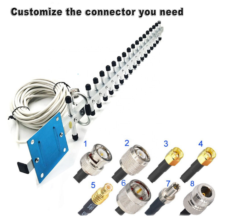 4G Lte Outdoor Yagi Directional Communication Antenna