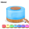 HIMIST 500ML Essential Oil Diffuser Aromatherapy Air Humidifier Colorful LED Lamp Ultrasonic Cool Mist Maker for Office Home