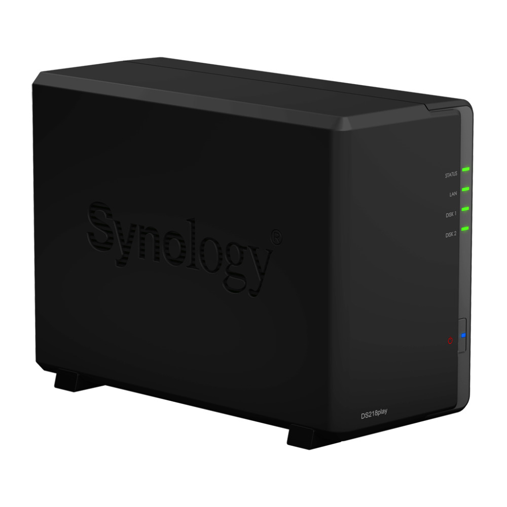 Synology NAS Disk Station DS218play 2-bay diskless nas Server nfs Network Storage Cloud Storage NAS Disk Station 2 year warranty