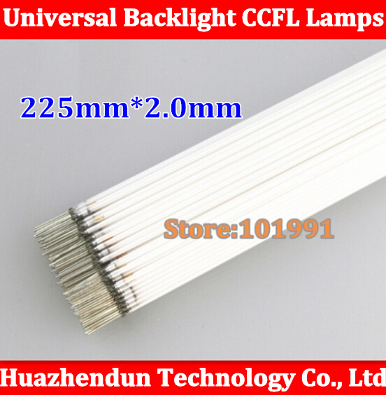 10pcs Free Shipping for Supper Light CCFL 225mm x 2.0mm LCD Backlight Lamp 225 mm 10 inch High quality