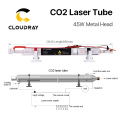 Cloudray 45-50W Co2 Laser Metal Head Tube 850MM Glass Pipe for CO2 Laser Engraving Cutting Machine