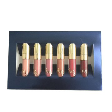 Beauty Glazed Long-Lasting Moisturizing Lipstick Lip Gloss 6 Pcs Set No Makeup Moisturizing Lip Gloss Beauty Products