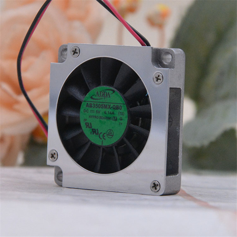 ADDA AB3505MX-QB0 3507 35MM Note book fan Laptop Blower Fan 35x35x7MM 3.5cm Cooling fan DC 5V with Aluminum shell