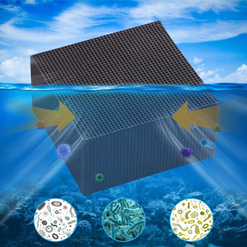 Eco-Aquarium Water Purifier Cube Ultra Strong Filtration & Absorption Grid Hole Activated Carbon Filters 10x10x5cm/10x10x10cm