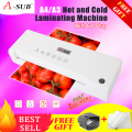 A3/A4 Hot and Cold Laminating Machine for Document Photo Blister Packaging Plastic Film Roll Laminator
