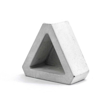 Triangular Silicone Concrete Mold Cement Flowerpot Mould for Succulent Plants