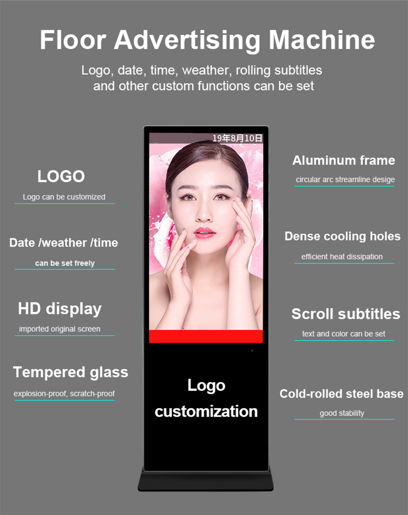 Floor Stand Advertising Screen