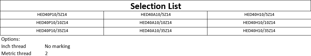 Selection List