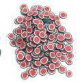 100g/lot Watermelon Slices Polymer Clay Fruits Hot Soft Clay Sprinkles for Toys Arts Decoration DIY Crafts Filler Accessories