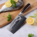 3PCS Chef Cleaver Vegetable Kitchen Knife Set Damascus Steel Cooking Chef Knives Fruit Chinese Cleaver Slicing Kitchen Knives