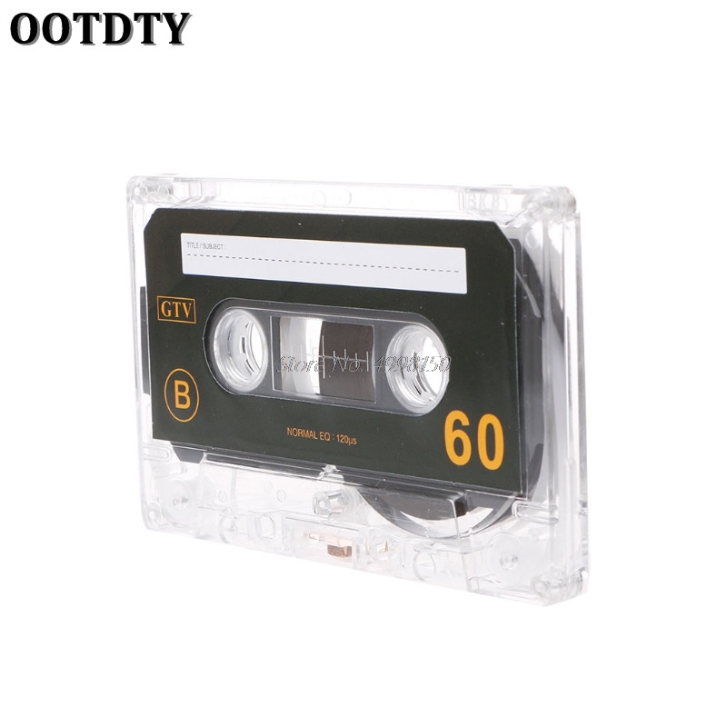 Standard Cassette Blank Tape Empty 60 Minutes Audio Recording For Speech Music Player Wholesale dropshipping