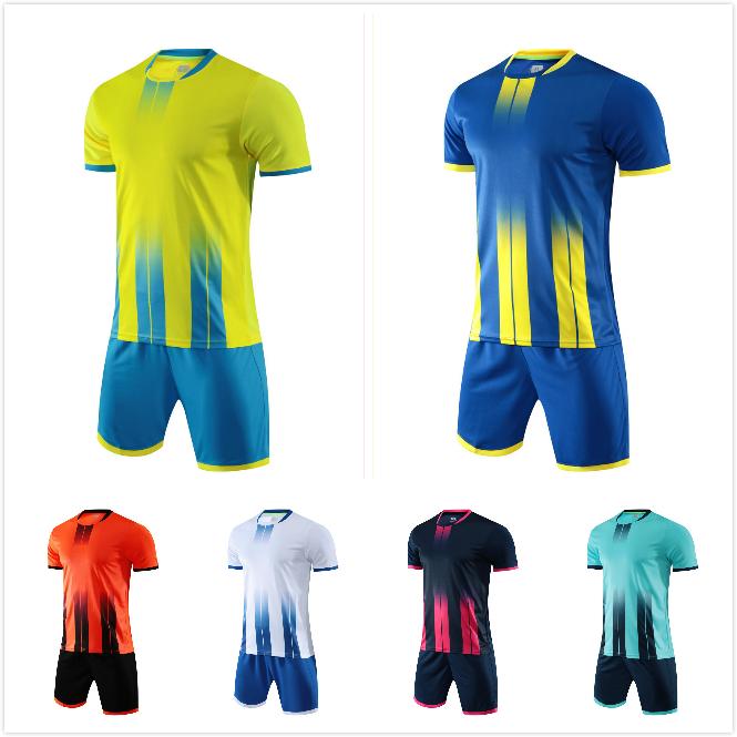 Men Kids Soccer Jerseys Shorts Set Customize Football Training Suits Goalkeeper Uniforms Clothes Athletic Wear T-Shirts Design