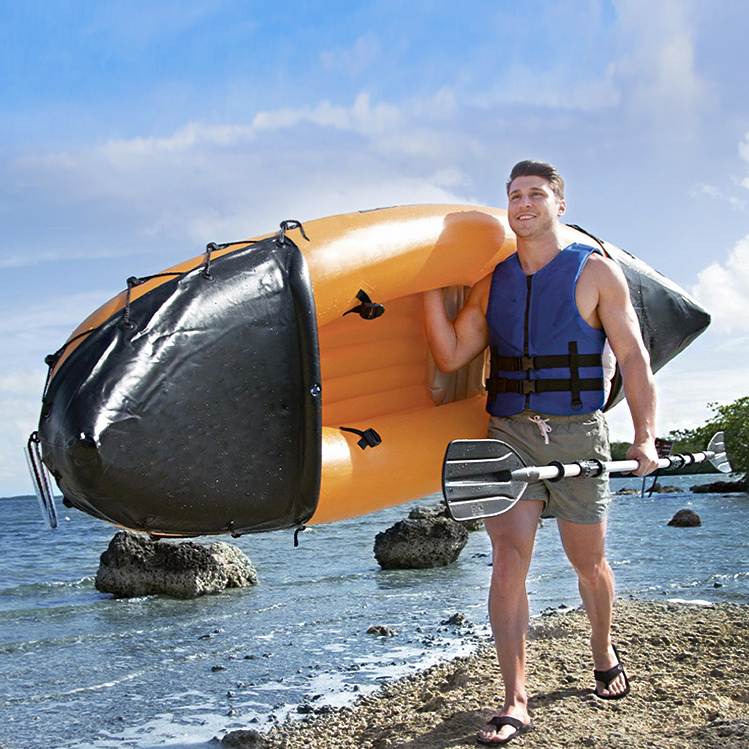 Wholesale Canadian Inflatable Kayak 3 Person Fishing Kayak 6