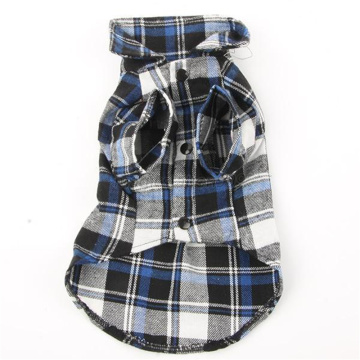 Dog Pet Plaids Shirt Costume Dog Clothes Festival T-Shirt Autumn Spring Clothing For Pet Dogs Cat Grid Clothes