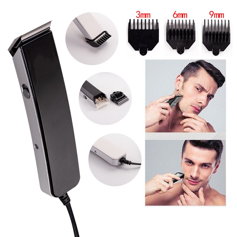 Hair Clipper Plug-In Electric Push-Clipper Hairdresser Household Mini Hairdresser Shaver Beard Cutting Machin EU Plug