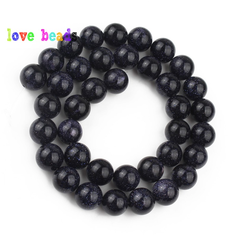 Natural Stone Beads Blue Sandstone Beads 2/3/4/6/8/10/12mm Beads For Jewelry Making DIY Necklace Accessories