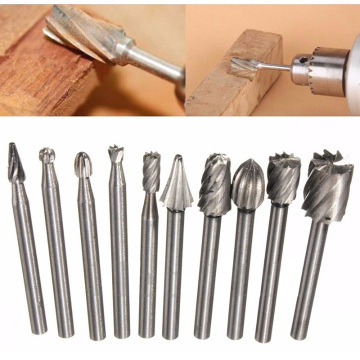 1 Set 1/8 Inch Shank HSS Rotary Burr File Set Milling Drill Cutter Router Bit S08 Wholesale & DropShip