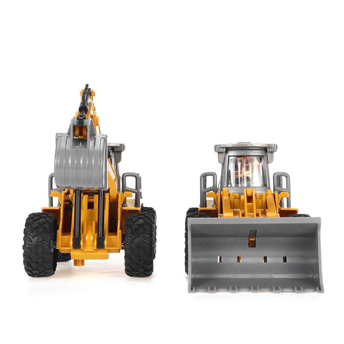 5 Channel 1:30 Rechargeable RC Excavator toy RC Engineering Car plastic Electronic Component Bulldozer For kids Christmas gift