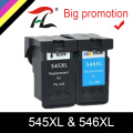 YLC remanufactured 545XL 546XL Ink Cartridge for Canon PG545XL CL546XL Pixma IP2850 MX495 MG2450 MG2550 MG2950 NS28 printer