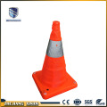 New foldable traffic road cone with LED light