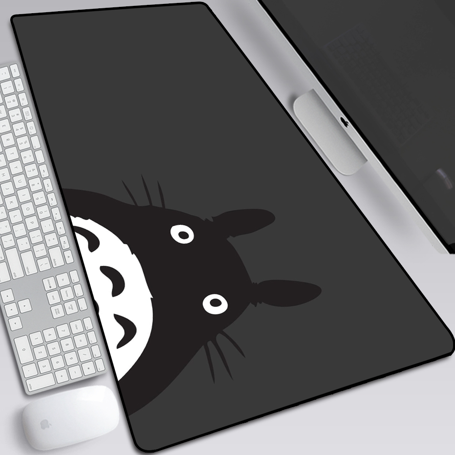 My Neighbor Totoro Large Pad Mouse Mat Anime Print Computer Gamer Locking Edge Mousepad Keyboard Mice 30x80cm
