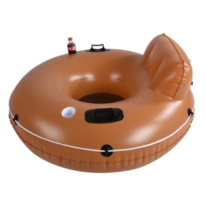Inflatable 53 inch River Run Tube With Backrest