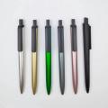 high quality cheap price press ball pen colorful lacquer process pens