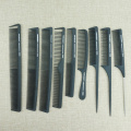 9 Pcs Black Salon Hairdressing Comb Carbon Hair Comb Anti Static Heat Resistant Barber Hair Cutting Comb Hair Care Styling Tools