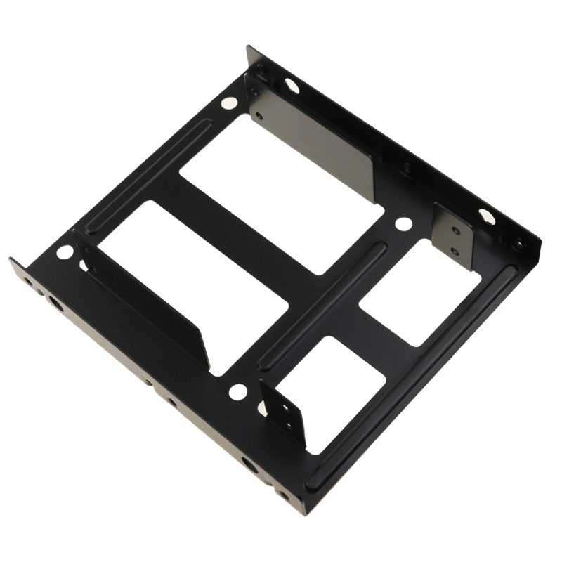 Nworld 2.5" to 3.5" Hard Drive Bay Mounting Bracket Metal Dual 2 X 2.5" to 3.5" HDD / SSD Mounting Bracket With Screw