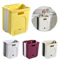 Over Kitchen Cabinet Door Hanging Trash Bucket Garbage Bin Rubbish Container Wall-mounted Foldable Trash Can With Drawer Buckets