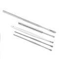 6Pcs/set Ear Wax Pickers Stainless Steel Earpick Wax Remover Curette Ear Pick Cleaner Ear Cleaner Spoon Care Ear Clean Tool