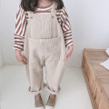 2020 Spring Korean style baby girls corduroy loose overalls cute kids all-match suspender trousers bib pants Boys Girls Jumpsuit