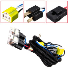 H4 Headlight Fix Dim Light Relay Wiring Harness System 2 Headlamp Light Bulb Socket Plug For Car Auto Headlight Car Headlight