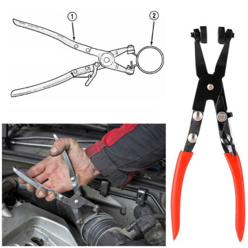 Angled Swivel Locking Car Pipe Hose Clamp Pliers Fuel Coolant Clip Tool Car Pipe Clamps Pliers Clip Plier Car repair Chain Tools