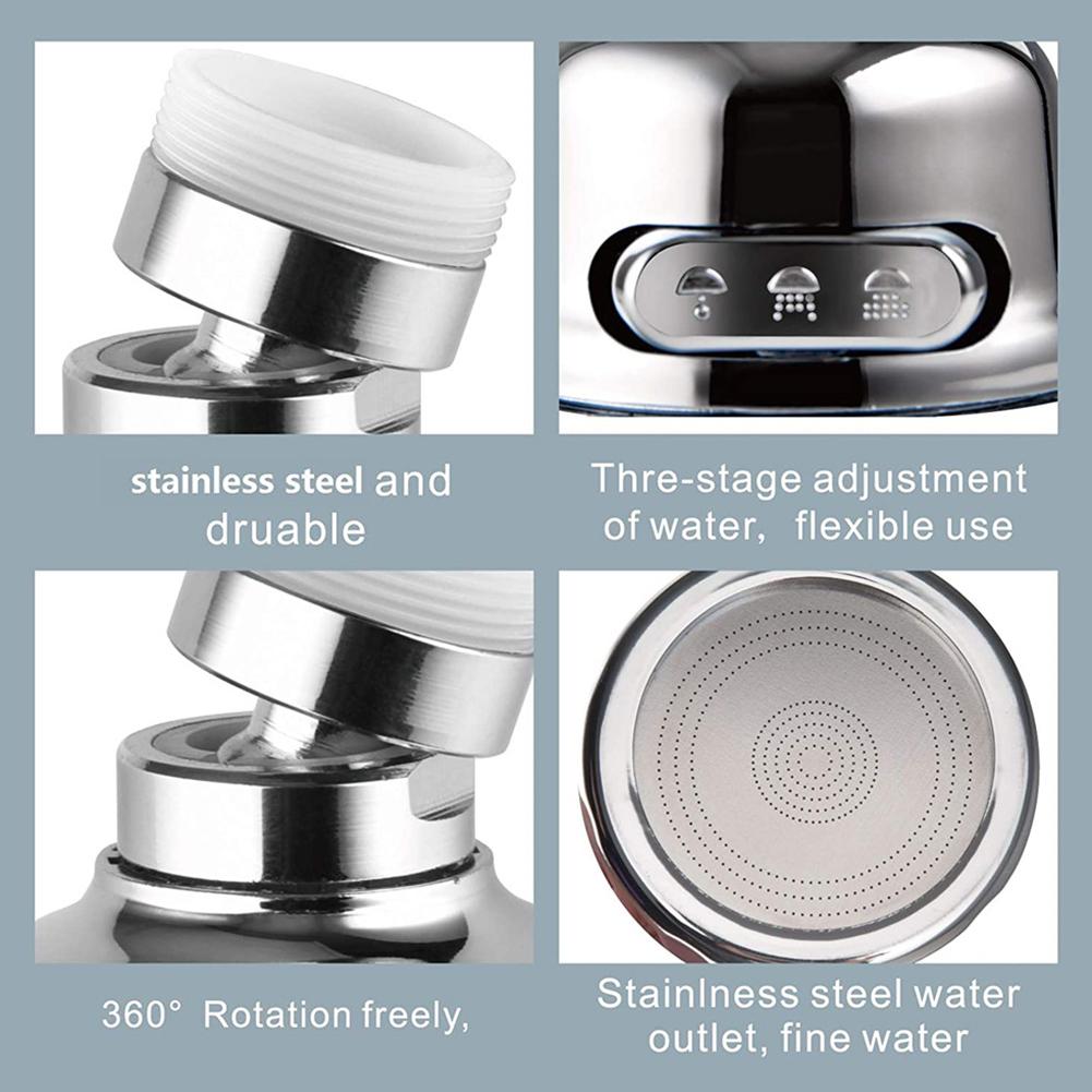Faucet Sprayer Rotatable Universal Anti Splash Water Saving Faucet Sprayer Nozzle Tap Aerator Tap Head For Bathroom Kitchen