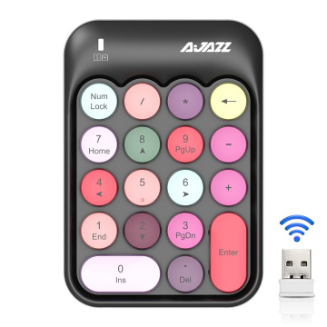 iBen 2.4G Wireless Keyboard Mini 18 Keys Numeric Keypad For PC Accounting Tasks Pink Keyboard Computer Digital Keyboard