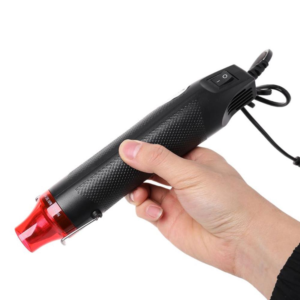 Mini Portable 110V Hot Air Spray 300W Max 200 Temperature DIY Embossing Electric Power Tool Digital Heat Guns US Plug