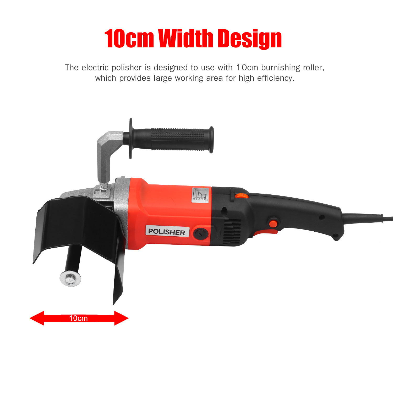 1400W Electric Burnishing Polishing Machine Wire drawing Machine Polisher Electric Angle Grinder for Metal Stainless Steel Wood