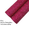 New Rainbow 30x138cm/roll Gorgeous Fresh Berry Chunky Glitter Leather Fabric Yard To Make Bows, Earrings, Accessories, Crafts